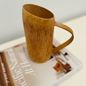 VINTAGE BAMBOO PITCHER‎ FOR SAKE OR WATER TIKI BAR/JAPANDI/MID-CENTURY STYLE
